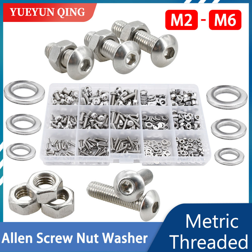 Nuts Mix - 304 Edelstahl Inbus schraube Schraube Mutter