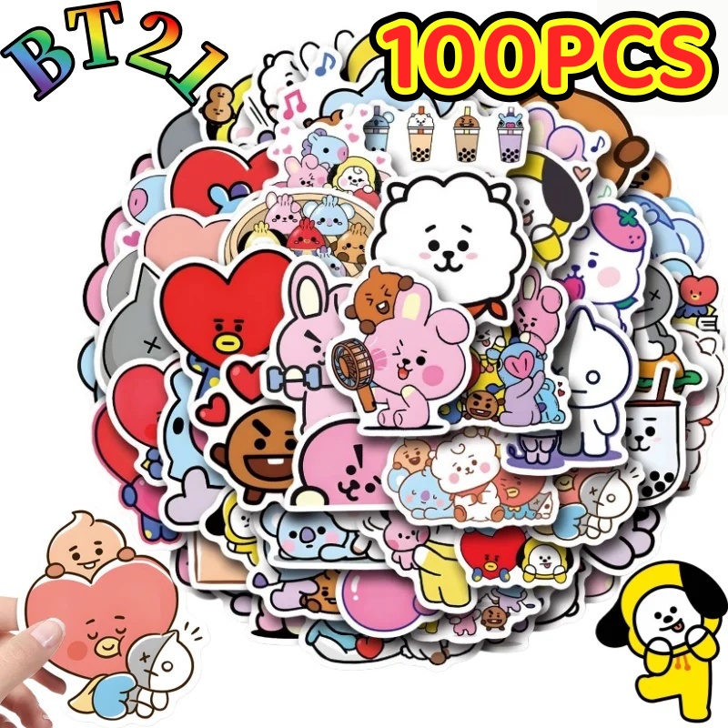Cookies Pack - 55/110 Stück BT21 Chimmy Cooky Koya