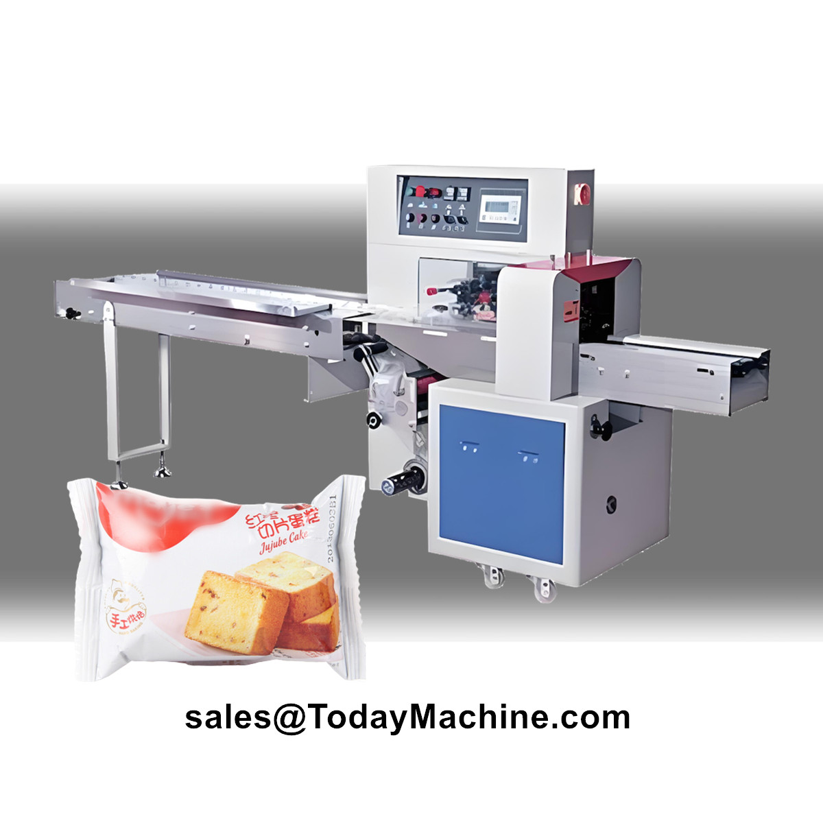 Horizontale Kissenfolien-Verpa – Cookies Pack Bewertung und Preis