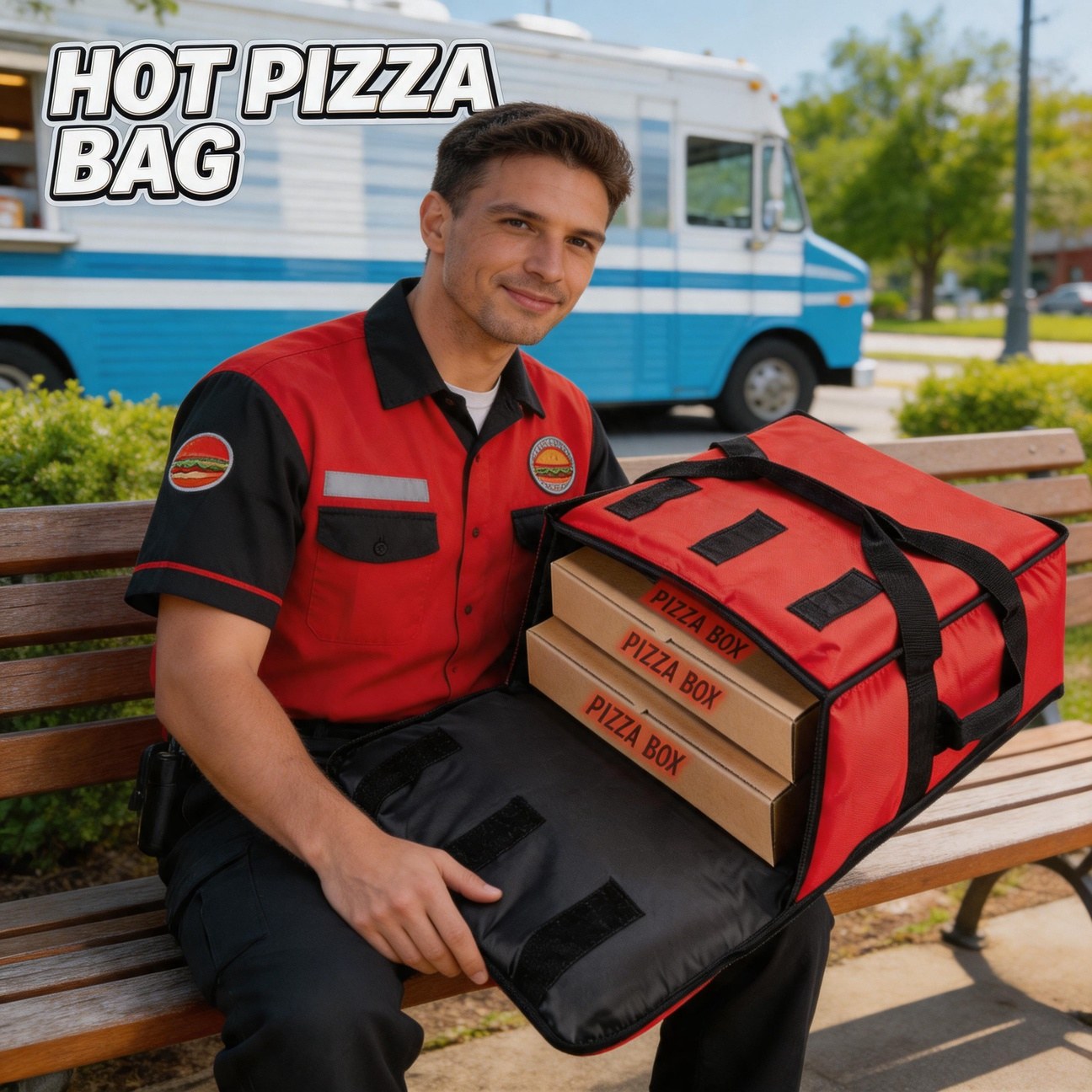 Pizza-Liefertasche mit Großer  – Food Snacks Delivery Bewertung und Preis