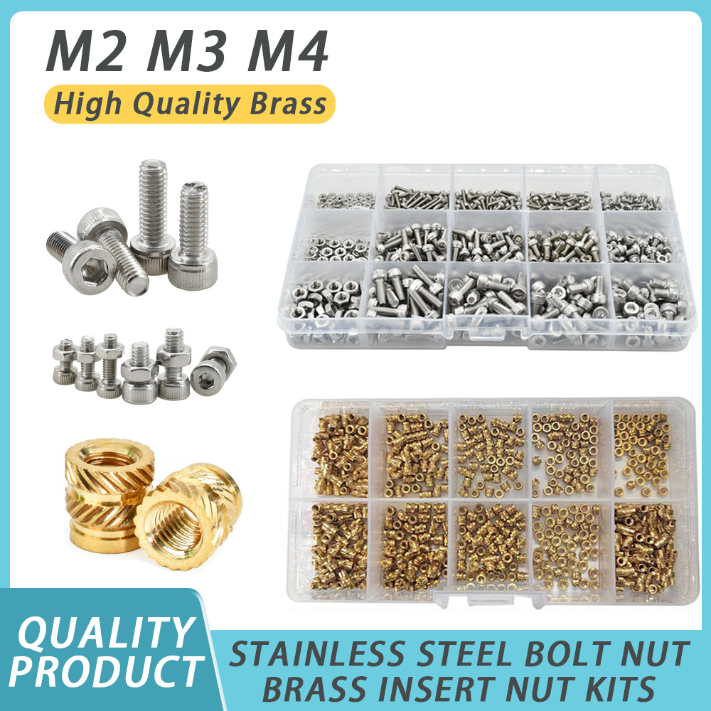 M2 M3 M4 Messing Hot Melt Eins – Nuts Mix Bewertung und Preis