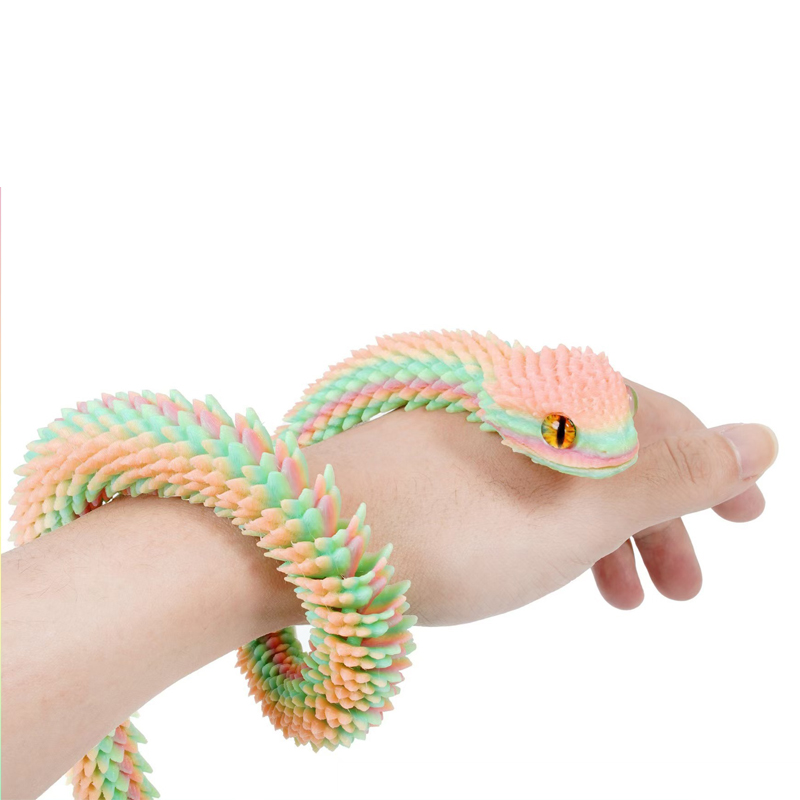 3D-gedruckte Schlange, bewegli – Gummy Candy Bewertung und Preis