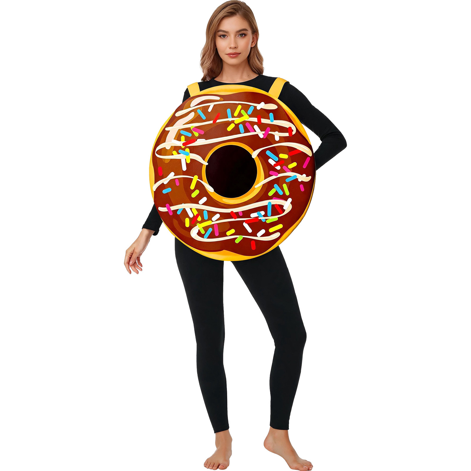 Lustiges Essen-Kostüm Donut Ke – Popcorn Bewertung und Preis