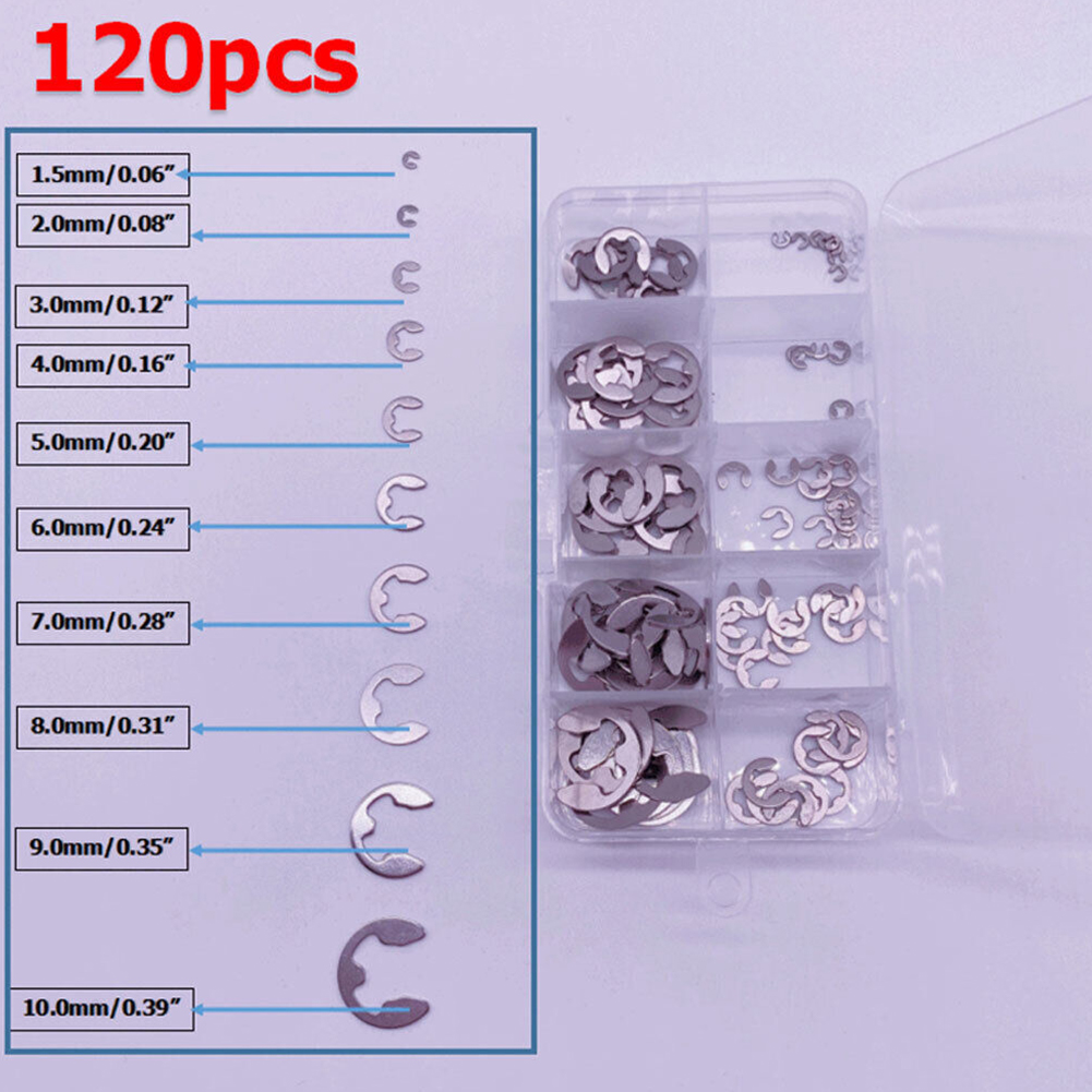 120 Stück E-Clips C-Clips Edel – Nuts Mix Bewertung und Preis